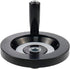4.92" Hand Wheel with Revolving Handle, 0.47" Hole Diameter for Milling Machine Industrial Lathe