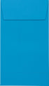 LUXPaper #5 1/2 Coin Envelopes - Peel & Press, 3 1/8" x 5 1/2", Pool Blue, 50 Qty