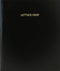 BookFactory Lettuce Crop Log Book/Journal/Logbook - 120 Page, 8.5''x11'', Black Hardbound (XLog-120-7CS-A-L-Black(Lettuce Crop