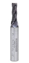 Accusize Industrial Tools M42 8% Cobalt TiAlN Roughing End Mill, 1/4" Diameter, 3/8" Shank Diameter