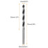 5pcs Brad Point Drill Bits 4mm (5/32'') Dia Straight Round Shank Metric Brad Point Spiral Twist Drill Bits for Softwood Hardwood Plywood Plastic Rubber, Silver Tone
