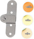6pcs Didiseaon Folding Door Support Hinges Left Right, Folding Table Brackets with Step Ladder and Shelf Hinge