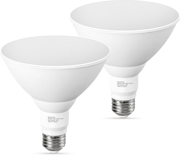 GvvooHome PAR38 LED Outdoor Flood Light Bulbs, 100W Equivalent, 1050LM, 5000K Daylight
