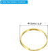 400 Pack 12mm/0.5" PATIKIL Mini Split Rings, OD Split Circular Ring Stainless Steel Clip Ring for Fastening Chandelier