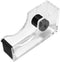 Multibey Clear Black Acrylic Tape Dispenser, Heavy Duty 1-Inch Core Nonslip Desktop Adhesive Tape Cutter with 1 Roll