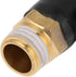 Push in Joint Pneumatic Connector, 10 pcs 8mm G1 Push Fittings, 90 Degree Male Thread Quick Connect
