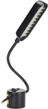 Adjustable Gooseneck LED Table Lamp - Flexible Magnetic Work Light for Tools