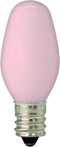 GE Lighting 26222 4-Watt 14-Lumen C7 Night Light Bulb, Pink, 2-Pack