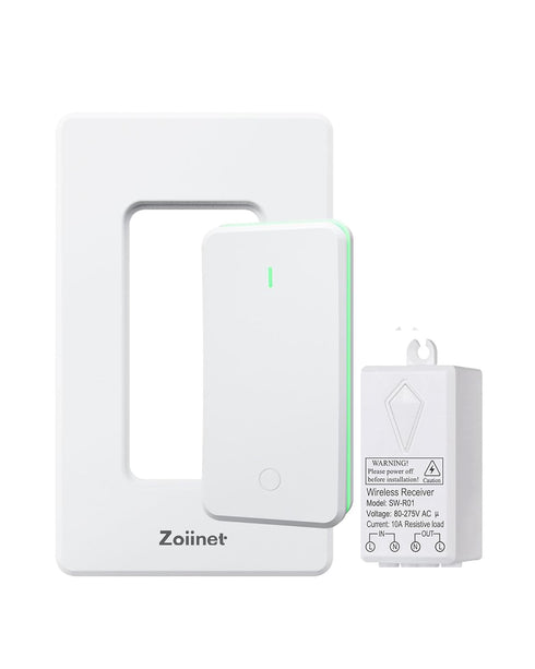 Zoiinet Wireless Lights Switch Kit, Buckle Design & Removable, Muti Way Switch,