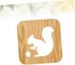 Wooden Carved LED Squirrel Night Light for Bedroom & Living Room