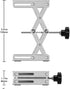 Stonylab 4"x4" Lab Scissors Jack, 100 x 100mm Stainless Steel Laboratory Support Lift Stand