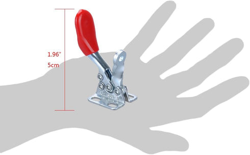E-TING New 4PCS Hand Tool Toggle Clamp 201A Antislip Red Horizontal Clamp