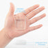 Transparent Square Door Stopper Wall Protector Set - 6-Piece Soft Rubber Bumpers with Strong Adhesive