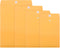 Frienda 4 Sizes Clasp Envelopes, Kraft Paper Catalog Clasp Envelope for Filing, 50 Pieces