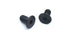 binifiMux 10pcs M10 x 20mm Black Flat Hex Socket Cap Bolts 10.9 Grade Alloy Steel