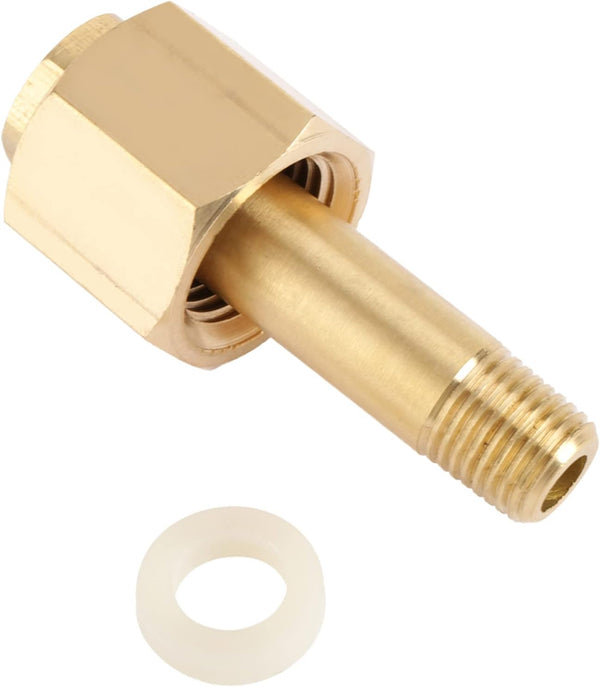 CGA-320 Regulator Nut, Nipple with Washer for Carbon Dioxide Regulator Inlet Bottle Fittings, 1 Set