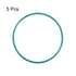 uxcell Fluorine Rubber O-Rings, Green, Pack of 5, 74mm OD 69.2mm ID 2.4mm Width FKM Seal Gasket for Plumbing