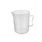 Othmro 1000ml Measuring Cup, pp Plastic Graduated Beaker, Clear with Handle for Lab Kitchen Liquids