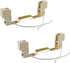 E-outstanding 2PCS R7S Ceramics Lamp Base Socket Converter for T3 Halogen Light Bulb, 118mm Lamp Holder Connector