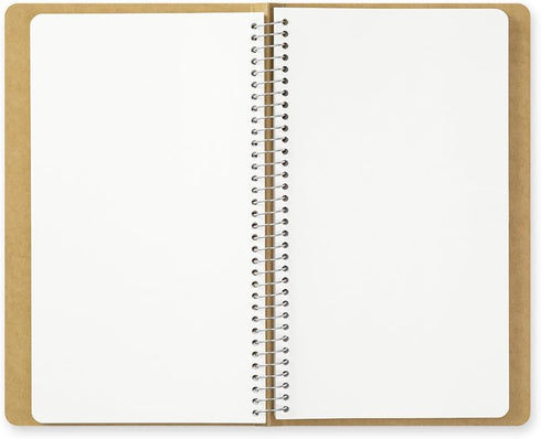 Travelers 15245006 Spiral Ring Notebook, A5 Slim, Unruled, Polar Bear, MD White, 2 Pack