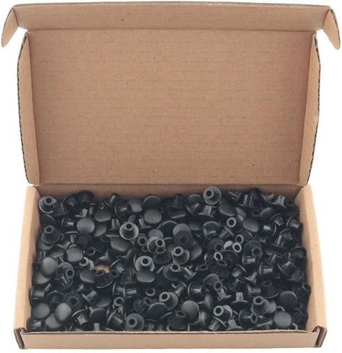 JianLing 300PCS 5mm Closet Plastic Plug Hole Plugs Furniture Round Plugs Decorative Covers for Cabinet Partition