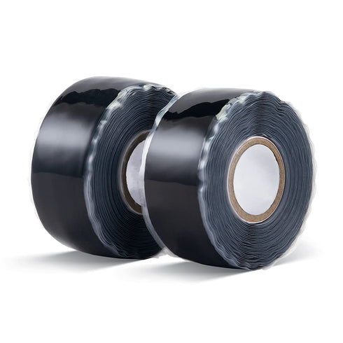 CLAVICHORD Seal Self Fusing Silicone Tape, 2 Rolls, 1 Inch Wide and 15 Feet Long, Weatherproof