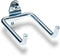 Triton Products Silver Double Rod Pegboard Hooks, 2 3/4", 10 Pack