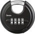 DAYGOS Combination Disc Padlocks for Outdoor - Heavy Duty 4 Digit Code Lock, Combo Discus Lock for Storage Unit, Gate,