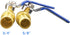 Joywayus 3/4" Hose Barb Inline Brass Shutoff Ball Valve for Water Oil Air Gas Fuel Line Pipe Fittings