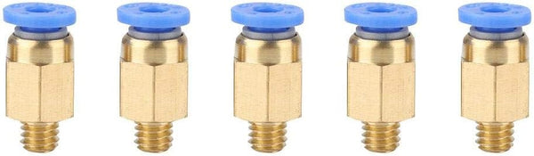 5PCS PC4 M6 Straight Through Pneumatic Connector - 3D Printer Accessories Joint Outer Diameter 4MM