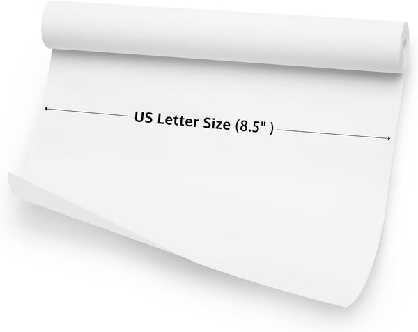 Thermal Paper 8.5" US Letter Size, 1 Roll for OFFNOVA Portable Thermal Printer, Multipurpose Receipt Paper