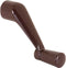 Prime-Line H 3532 Diecast Awning Window Crank Handle: Easy Operation with 5/16 Inch Spindle, Bronze, Set of 1