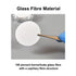 BE-TOOL 50pcs 50mm, 0.45m, PM10 Glass Fibre Microporous Filter Membrane, Diameter Aperture Air Membrane Filters for TPS