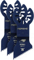 Norske Tools NOTP285 Drywall Cutting Blade (3/Pack), Oscillating Tool Accessories, Oscillating Saw Blades, Black