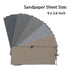 Leopard Twin-Ultra Fine 51 Pcs Wet Dry Sandpaper - Assorted Grit Sanding Paper for Wood and Metal, 9 x 3.6 Inches