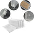 Plastic Envelopes with Zipper, 5 x 10 Clear Poly Envelope Folder, 20 Packs