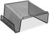 Lorell 11.1" 10.1" 5.3", Mesh Steel Office Phone Stand for Desk, Angled with Storage Slot, x x Black