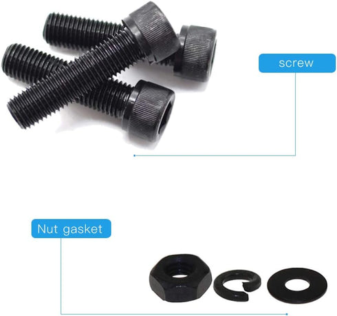 600PCS M3 Nuts and Bolts Assortment Set - Hex Nuts, Washers, Screws, Hex Socket Head Cap Screws - Alloy Steel with