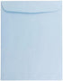 JAM PAPER 9 x 12 Open End Premium Catalog Envelopes, Pastel Baby Blue, 25/Pack