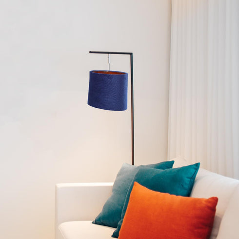 9.05X7.08X4.72 Inch Hemobllo Practical Oval Lampshade Fabric Lamp Cover Simple Installation for Table Floor Bedside