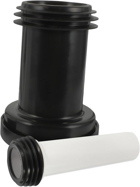 2pcs Toilet Connecting Water Flush Extension, Lengthened Toilet Parts for Wall Drain