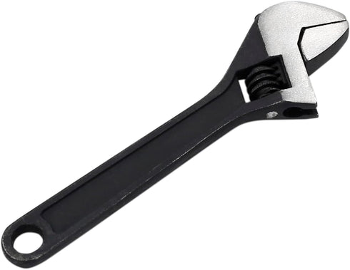 4" Mini Size Adjustable Spanner, 4 inch Black Tiny Wrench Repair Hand Tool, Jaw Capacity 0~14mm by GENNEL