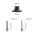 3 Pack 2 Inch 1/4" Gunpla Disc Pad Holder, Sanding Discs Holder Roll Lock Disc Pad Quick Change Disc Adapter with Shank