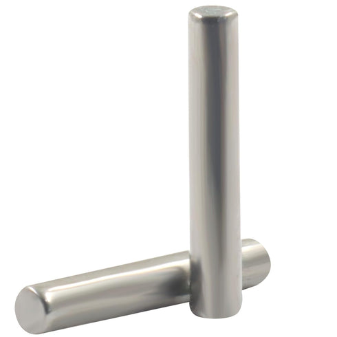 ISDVBUY 100Pcs 304 M3 18mm Closet Stainless Steel Dowel Pins x Shelf Support Pin Metal Rod Bearings for Bookshelf