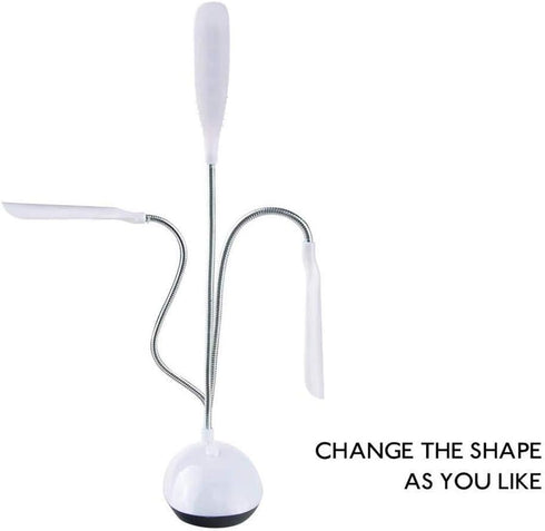Mllepjdh 360 Battery Powered Mini LED Desk Lamp Degree Rotation Reading Table Night Light Led Lamp For Nails Mini