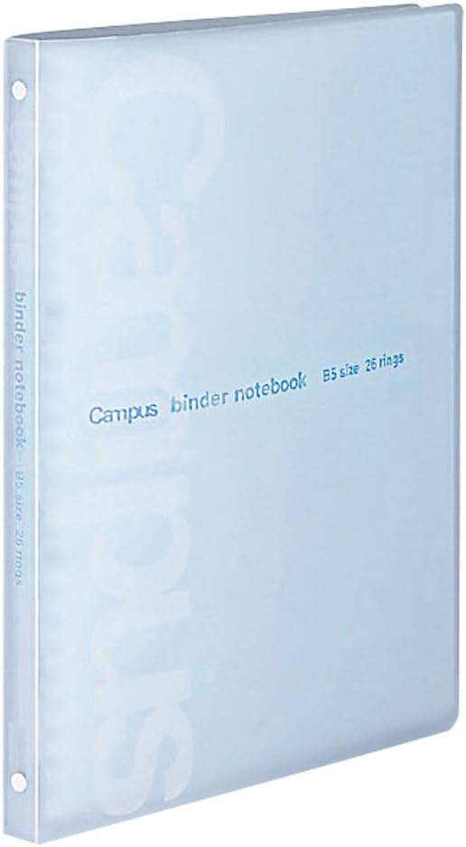 Kokuyo Campus Slide Binder, Slim Type, B5, 26 Holes, Up to 30 Sheets, Blue, Japan Import (RU-P733B)