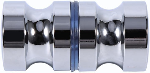 Glass Door Handle, Aluminum Alloy Drawer Knob, 1.1 Dia Single Glass Bathroom Shower Cabinet Door Handle