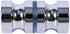 Glass Door Handle, Aluminum Alloy Drawer Knob, 1.1 Dia Single Glass Bathroom Shower Cabinet Door Handle