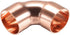 uxcell 19mm ID 90 Degree Copper Elbow - Short-Turn Copper Pipe Fitting Connector with Two Cups, 5pcs