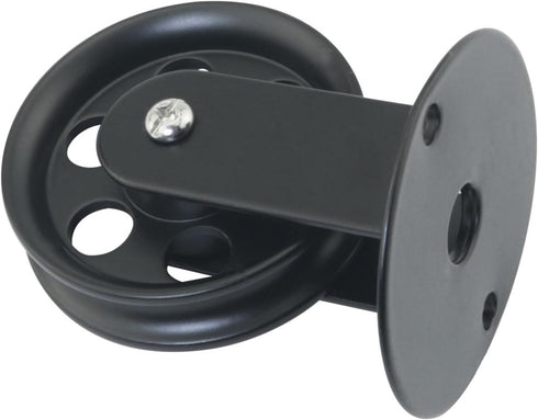 ITROLLE 1 Set 50mm Black Pendant Light Pulley with Cable Clamp and Screws Wall and Ceiling Mounting Hardware Lighting